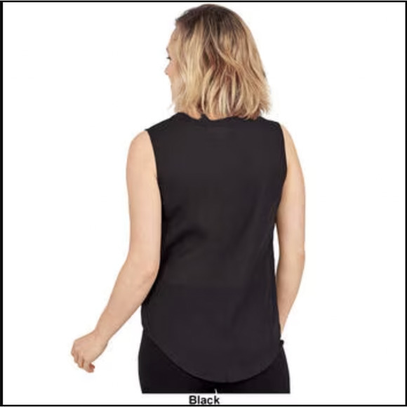 NEW WITH‎ TAGS Emaline Essential Black Sleeveless Top 3X - Picture 7 of 14